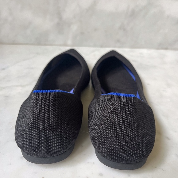 Rothy's The Point Classic Black Flat Size W8.5 Excellent! - Picture 7 of 12